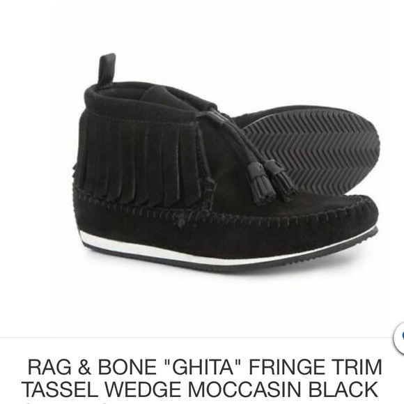 Rag & Bone Ghita Fringe trim tassel booties - Picture 16 of 16